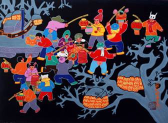 Lantern Festival Competition - Chinese Peasant Artwork